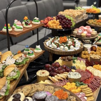 Betty's Catering appetizers table